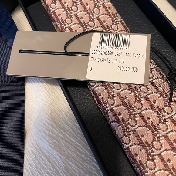 DIOR OBLIQUE PIXEL TIE - Picture 2 of 4